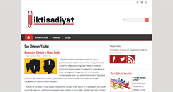 Desktop Screenshot of iktisadiyat.com